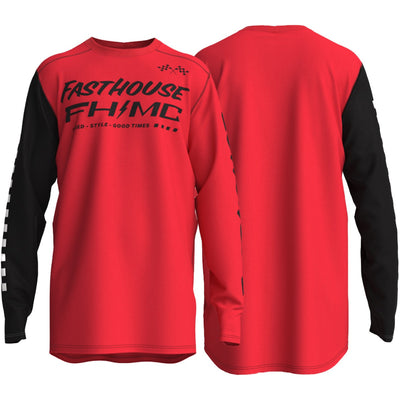 Fasthouse Carbon Method Jersey Red/Black