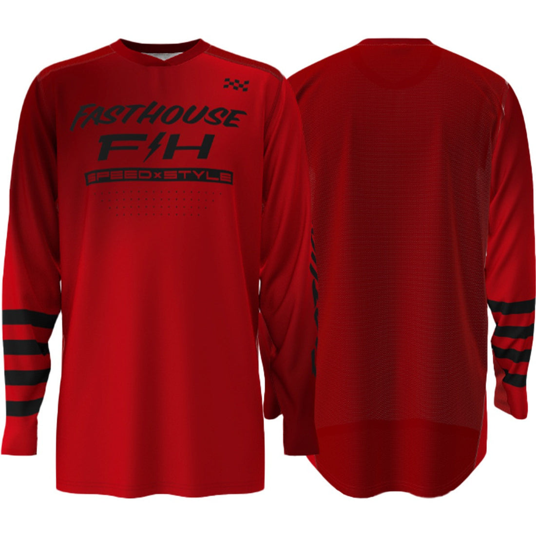 Fasthouse Elrod Ether Jersey Red/Jester Red