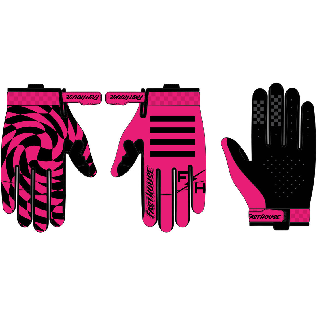 Fasthouse Elrod Hatter Gloves Electric Fuchsia