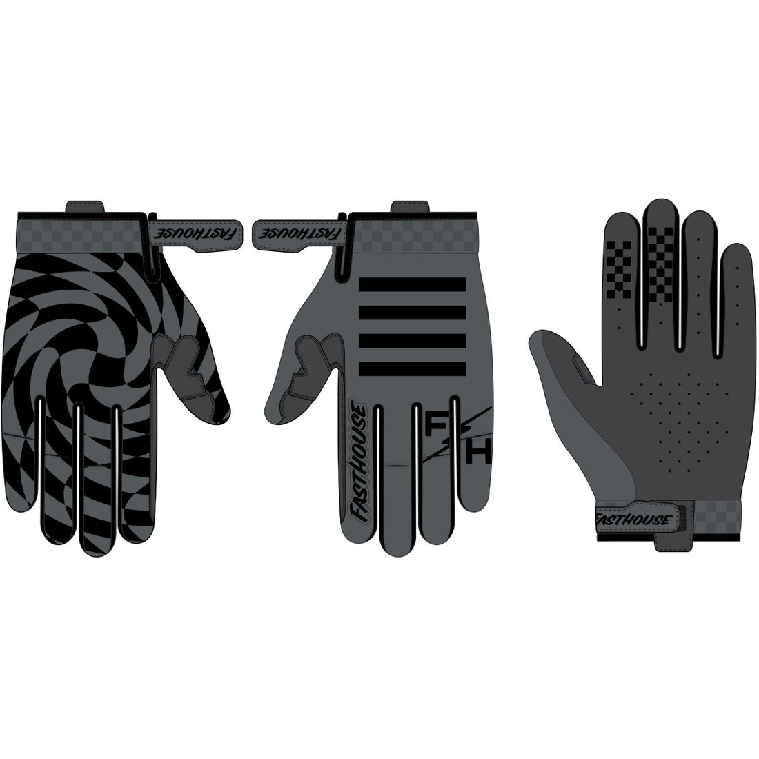 Fasthouse Elrod Hatter Gloves Gray