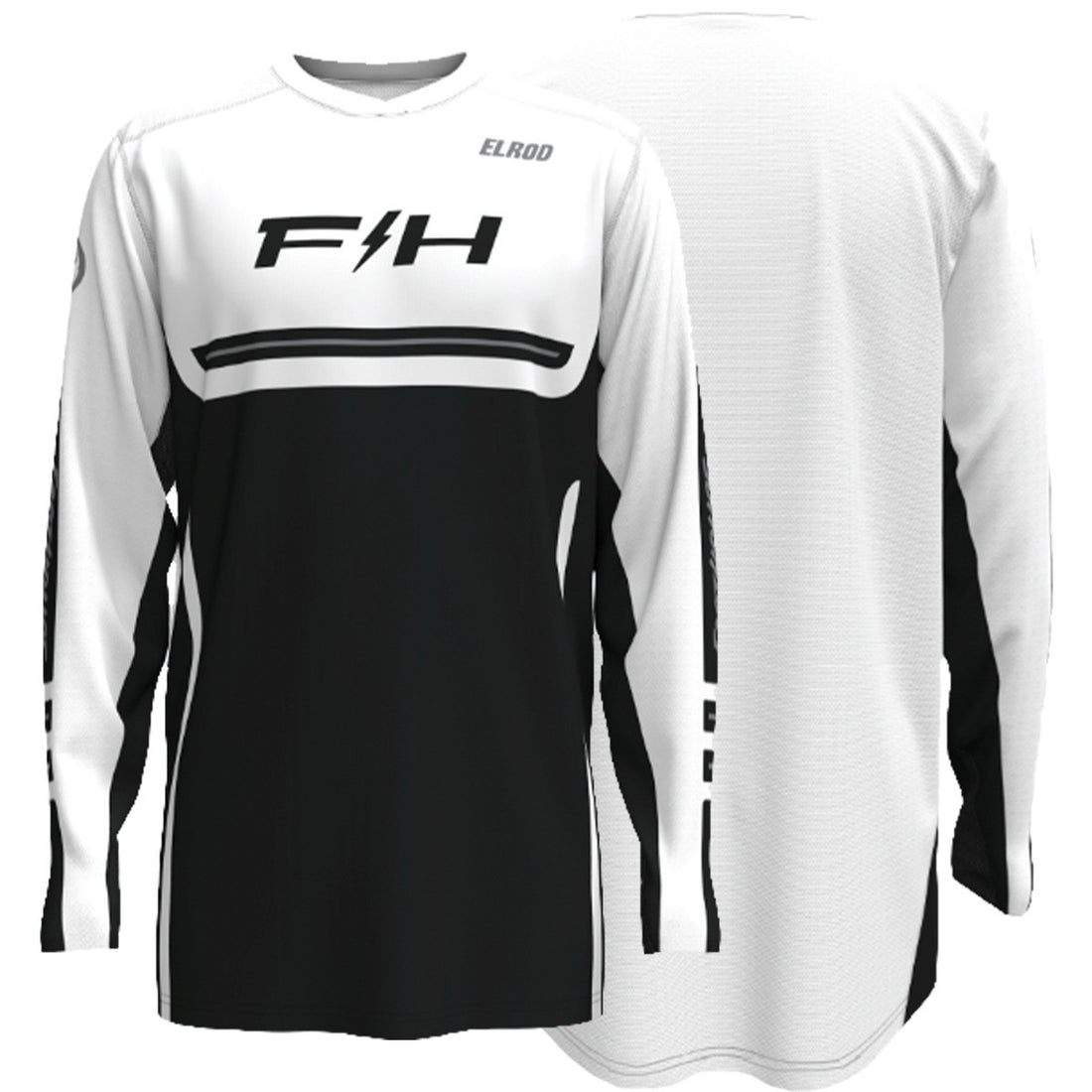Fasthouse Elrod React Jersey White/Black