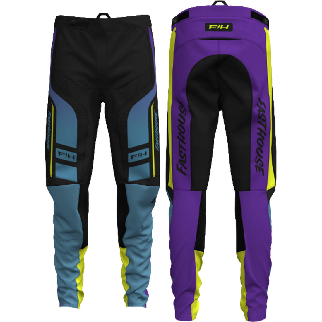 Fasthouse Elrod React Pants Light Indigo/Black