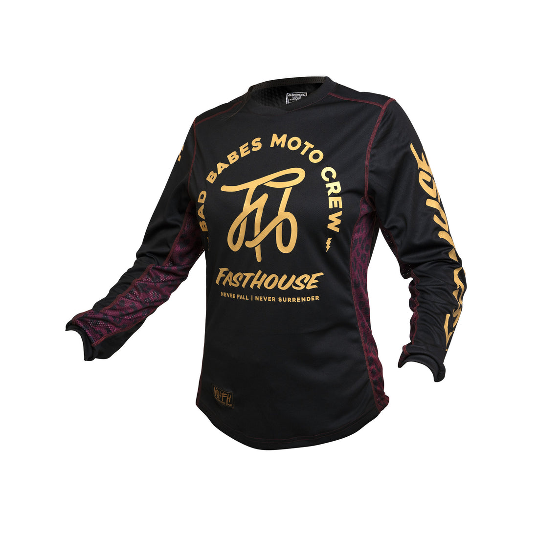 Fasthouse Girls' Grindhouse Golden Script Jersey Black