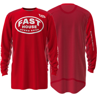 Fasthouse Grindhouse Air-Cooled Ramble Jersey Red