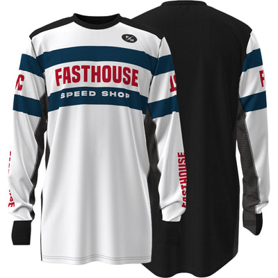Fasthouse Grindhouse Analogue LS Jersey White