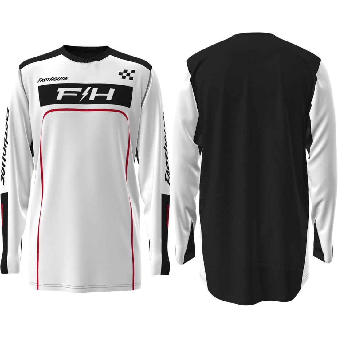 Fasthouse Grindhouse Pro Apex LS Jersey White