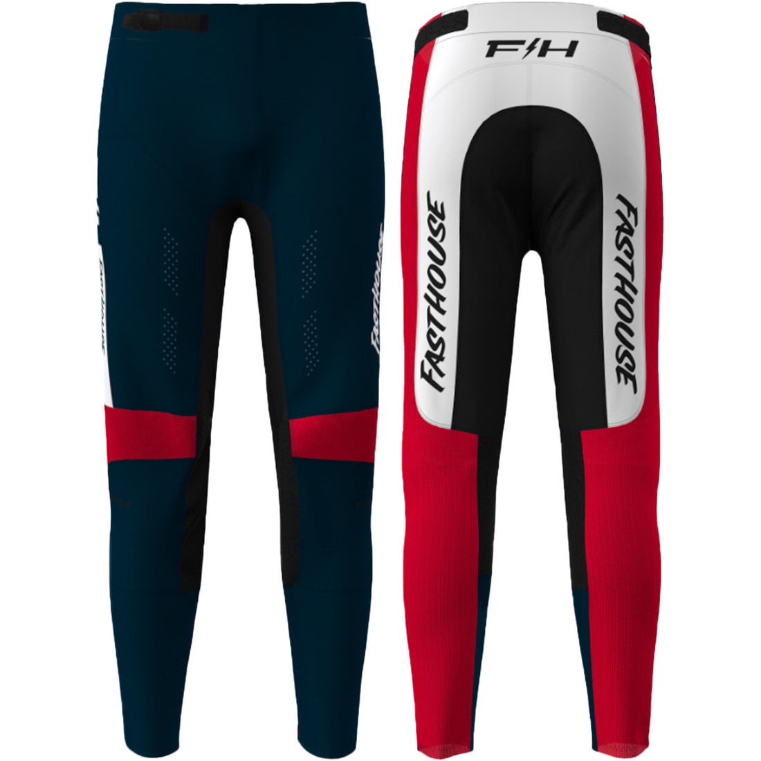 Fasthouse Helix Circuit Pants Navy/White/Red