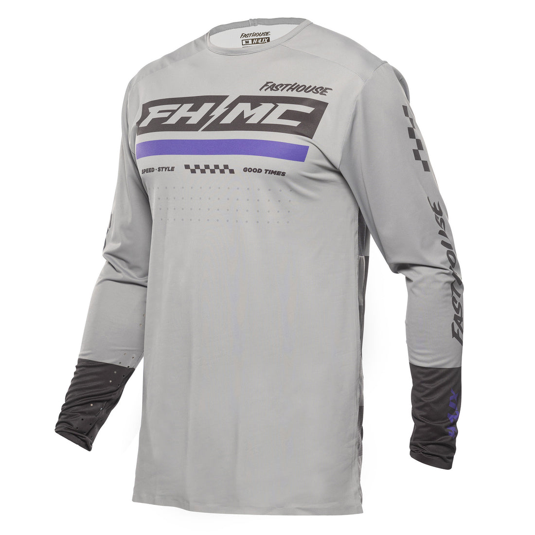 Fasthouse Helix Podium Jersey Gray/Black/Purple