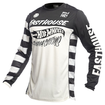 Fasthouse Hot Wheels Grindhouse Jersey White/Black