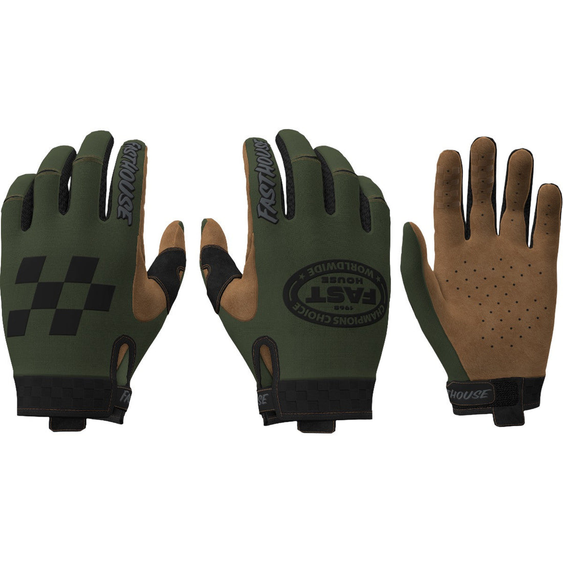 Fasthouse Sanguaro Petrol Gloves Olive