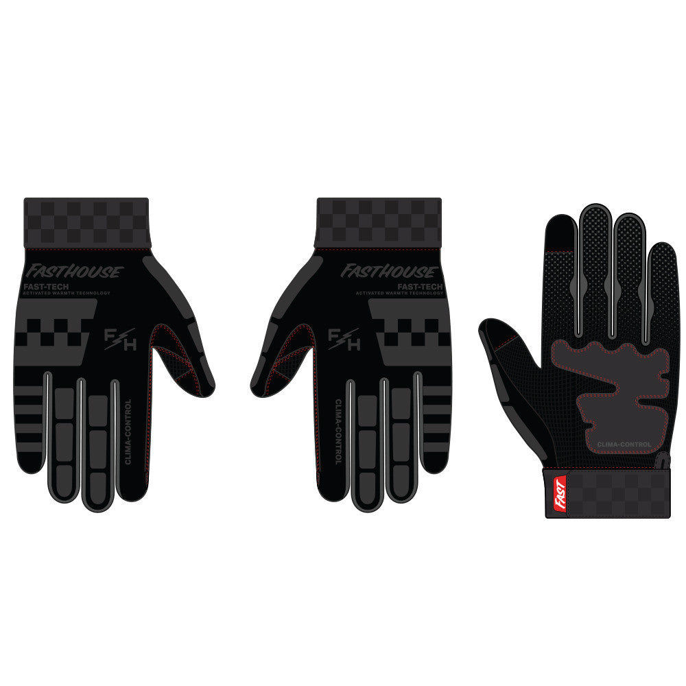 Fasthouse Toaster Gloves Black/White