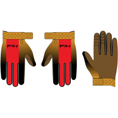 Fasthouse Vapor React Gloves Racing Red/Black