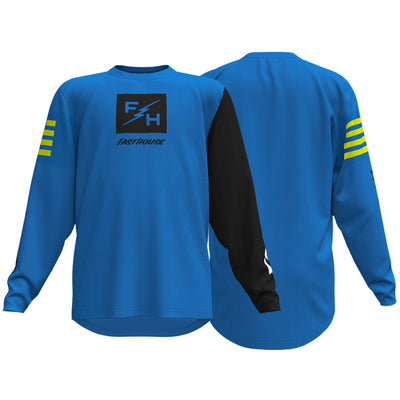Fasthouse Youth Carbon Echo Jersey Electric Blue