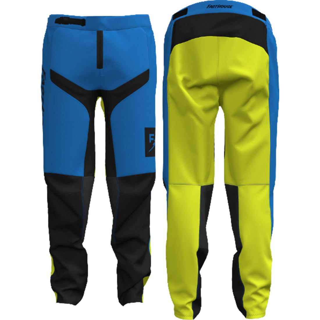 Fasthouse Youth Carbon Echo Pants Electric Blue/High-Viz