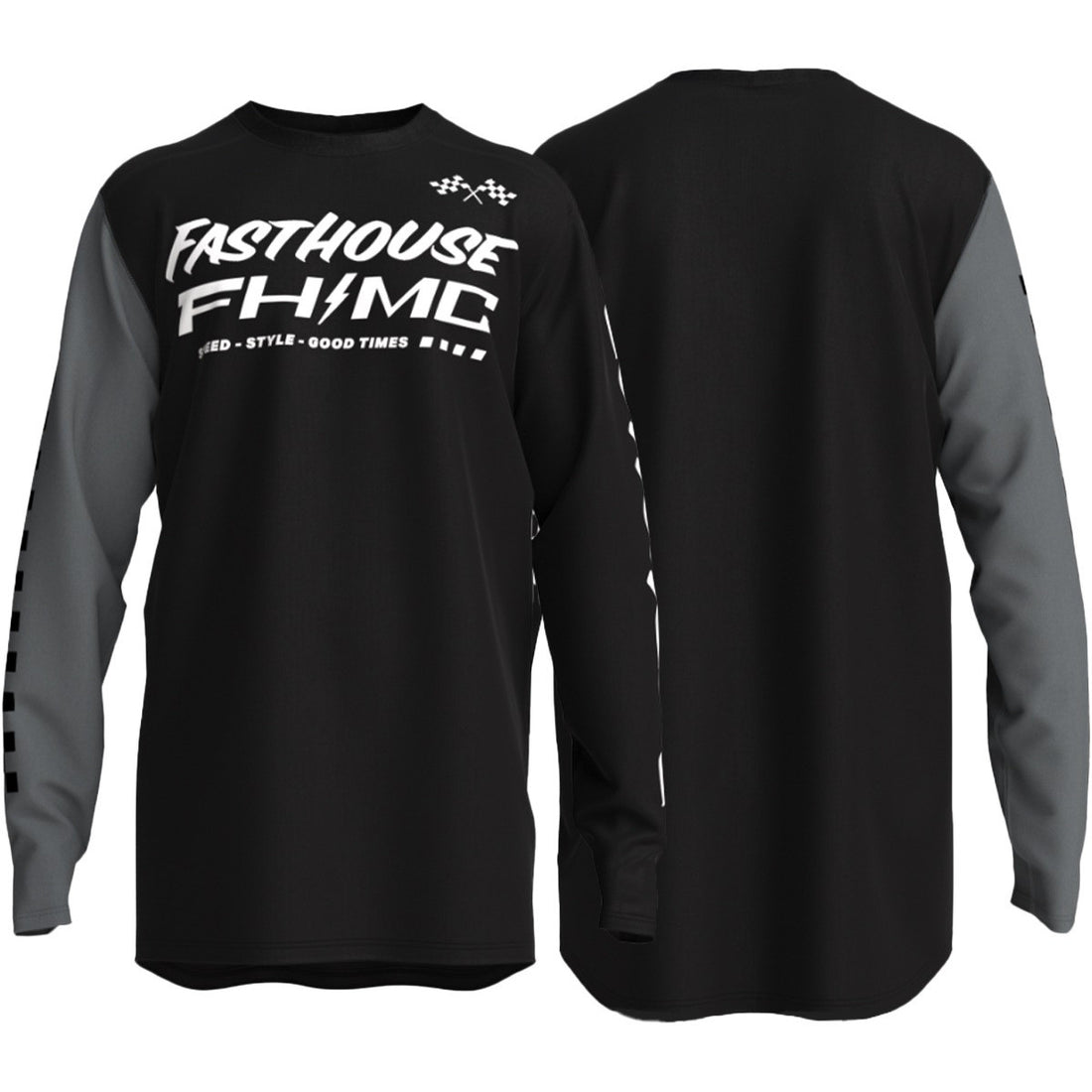 Fasthouse Youth Carbon Method Jersey Black/Gray