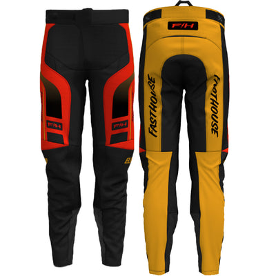 Fasthouse Youth Elrod React Pants Racing Red/Black