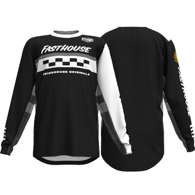 Fasthouse Youth Grindhouse Atomic Jersey Black/Gray