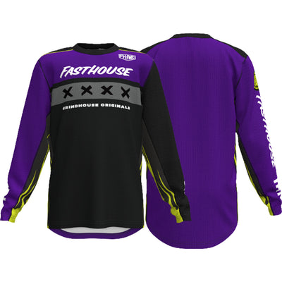 Fasthouse Youth Grindhouse Grimm Jersey FH Purple/Black