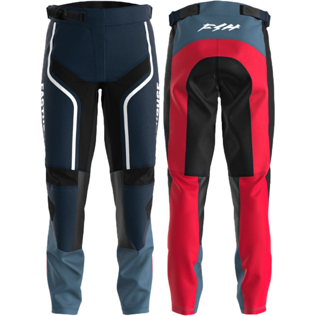 Fasthouse Youth Grindhouse Hudson Pants Blue/Red