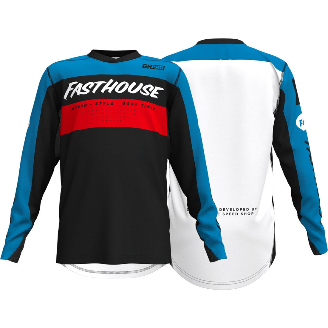 Fasthouse Youth Grindhouse Pro Daytona Jersey Electric Blue