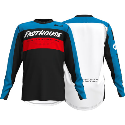 Fasthouse Youth Grindhouse Pro Daytona Jersey Electric Blue