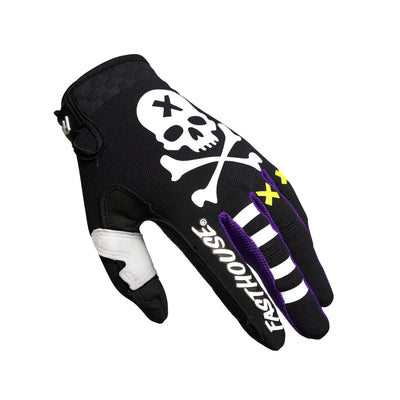 Fasthouse Youth Speed Style Rufio Gloves Black/White
