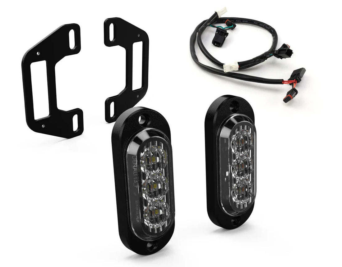 DENALI Rear T3 Turn Signal License Plate Kit (Pan America)