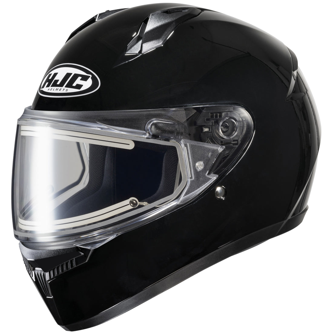HJC C10 Snow Electric Black