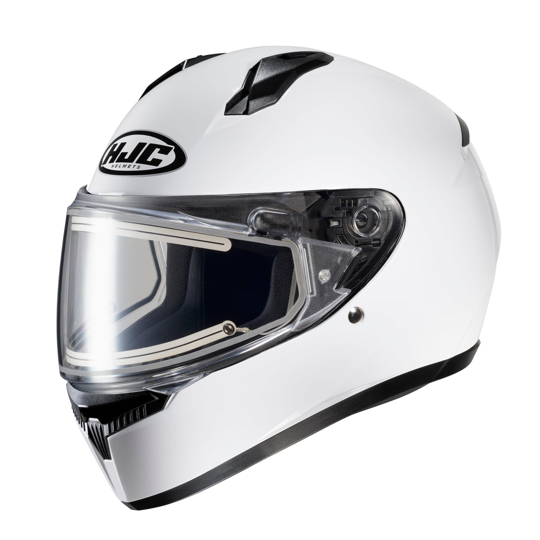 HJC C10 Snow Electric White