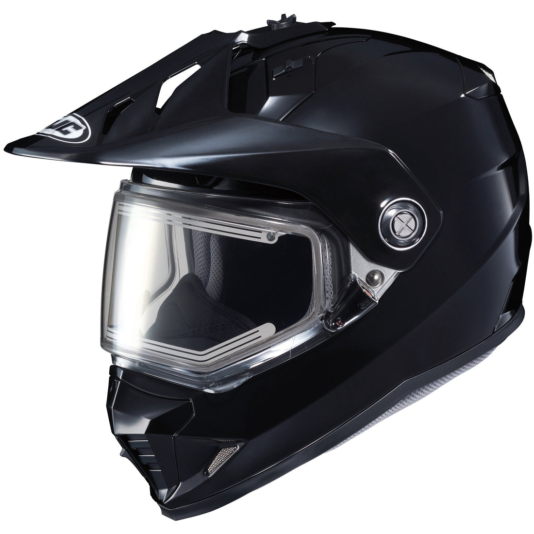 HJC DS-X1 Snow Electric Semi-Flat Black