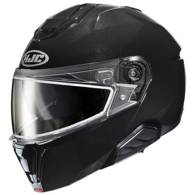 HJC i91 Snow Black