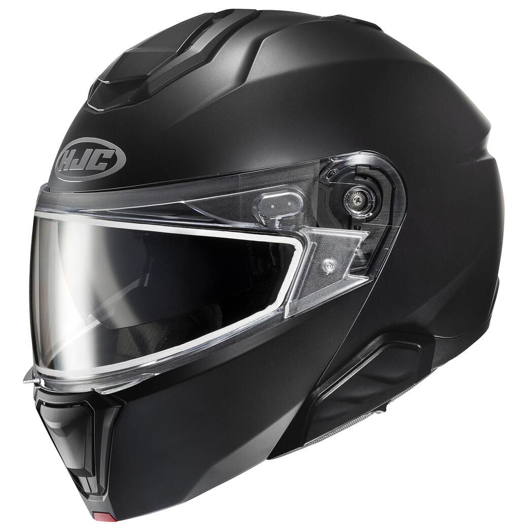 HJC i91 Snow Semi-Flat Black