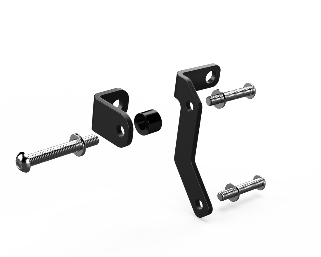 DENALI Split Horn Mount - BMW R1300GS & R1300GS Adventure