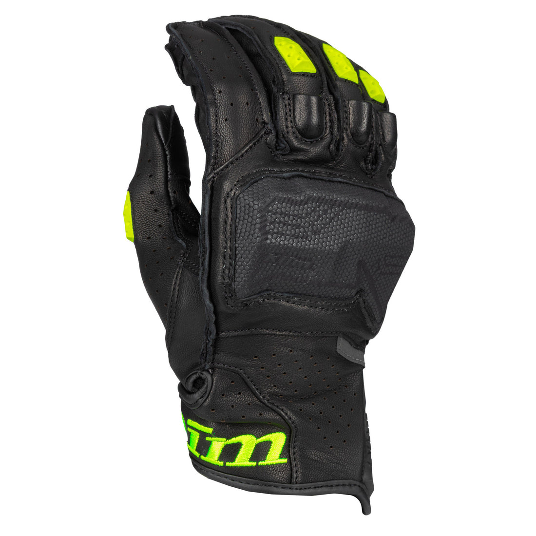 KLIM Badlands Aero Pro Short Glove Black - Hi-Vis