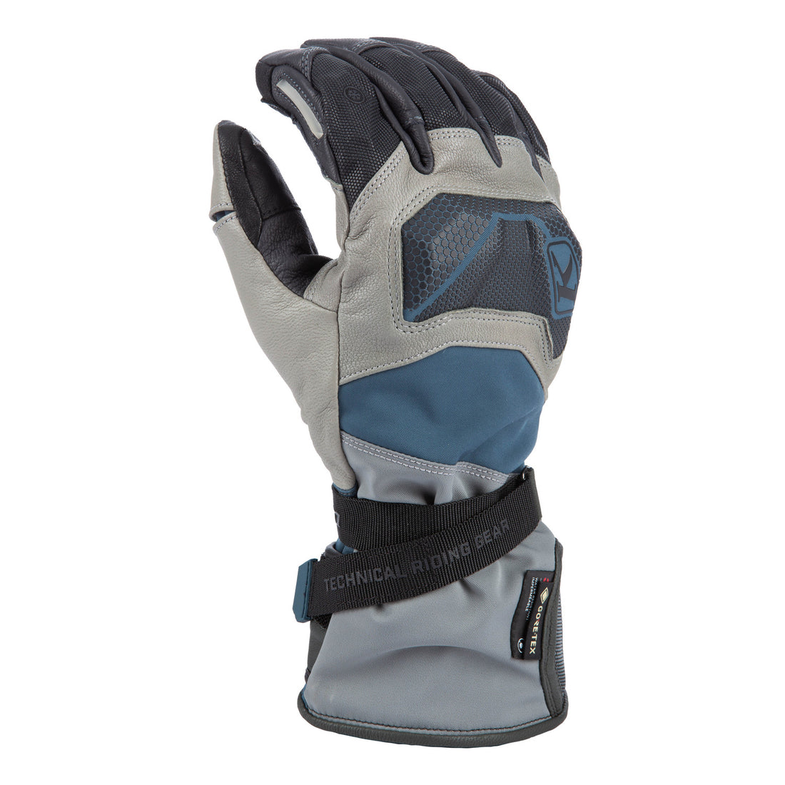 KLIM Badlands GTX Long Glove Monument Gray - Petrol