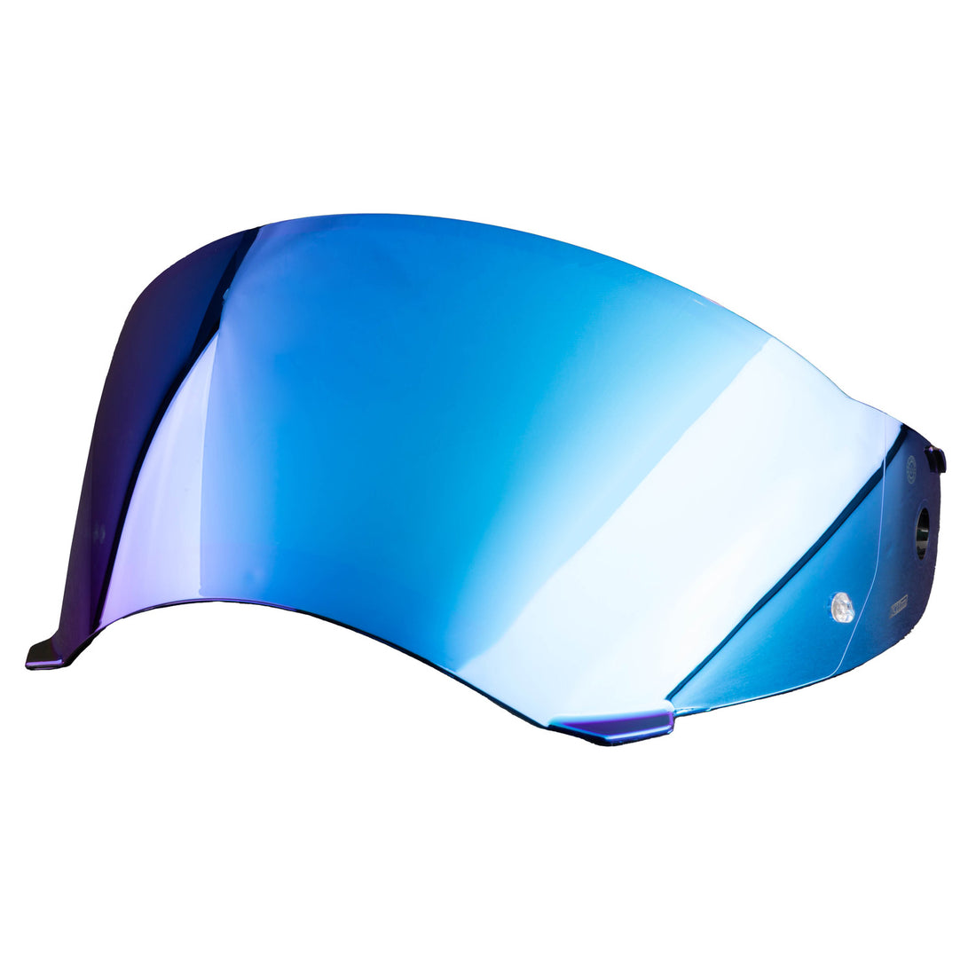 KLIM X1 +IR HD Dark Smoke Mirrored Face Shield Dark Smoke Blue Mirrored