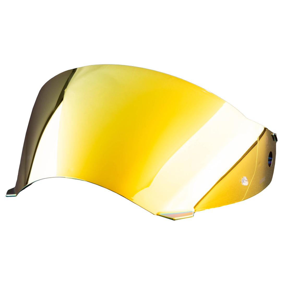 KLIM X1 +IR HD Dark Smoke Mirrored Face Shield Dark Smoke Gold Mirrored