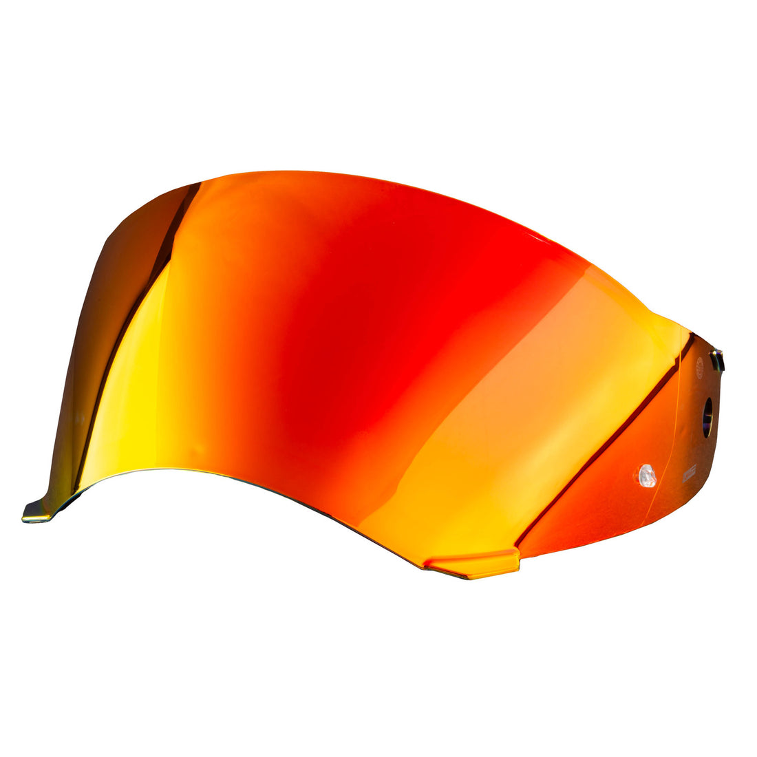 KLIM X1 +IR HD Dark Smoke Mirrored Face Shield Dark Smoke Red Mirrored