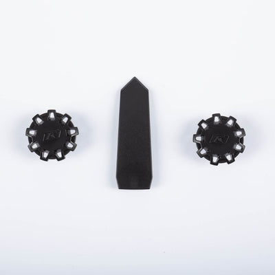 KLIM X1 Peak & Side Plate Cover Set Black