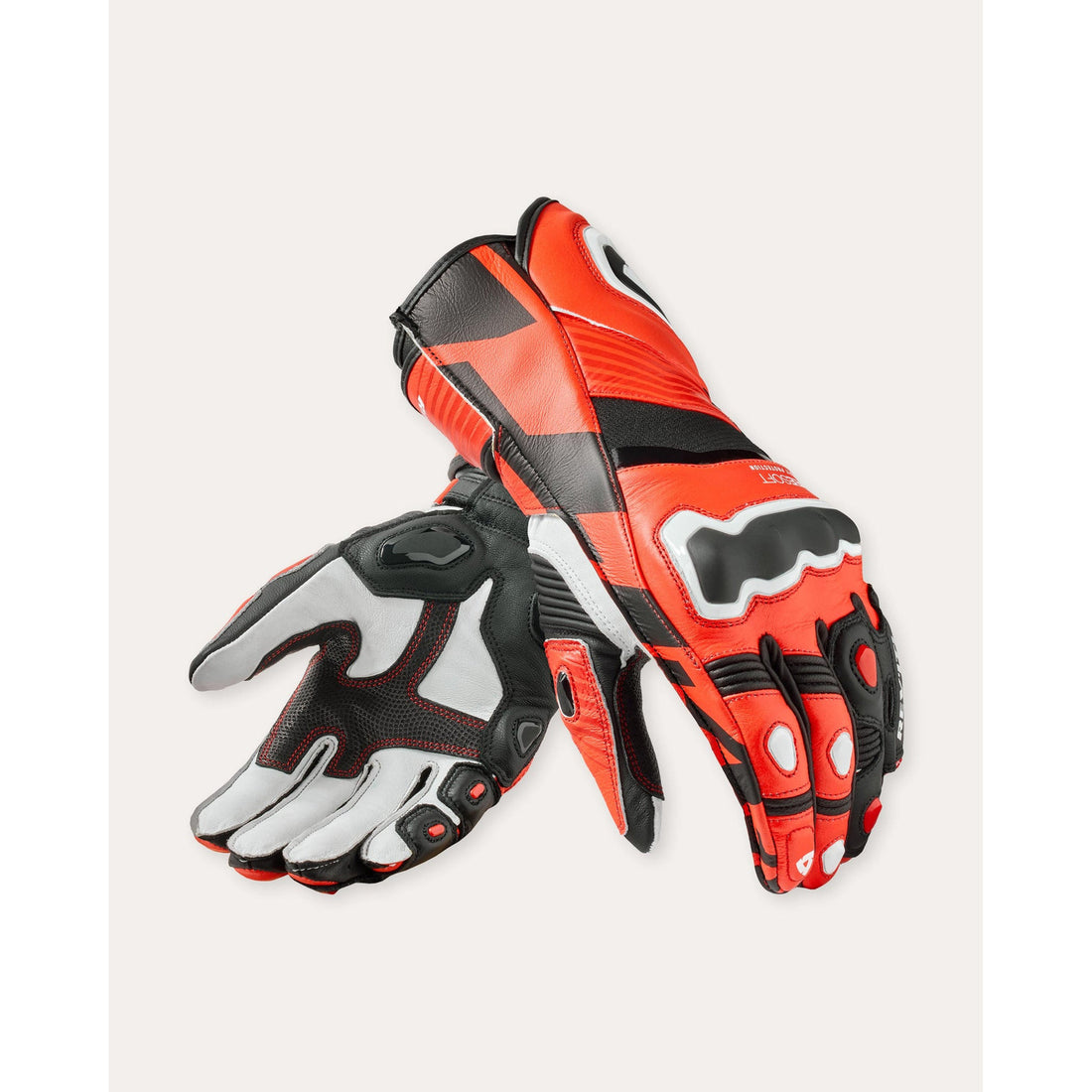 REV'IT! Gloves Jerez 4 Neon Red-Black