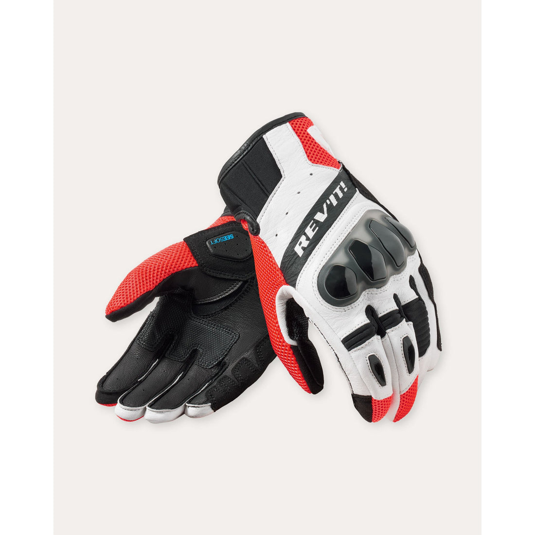 REV'IT! Gloves Ritmo Black-Neon Red