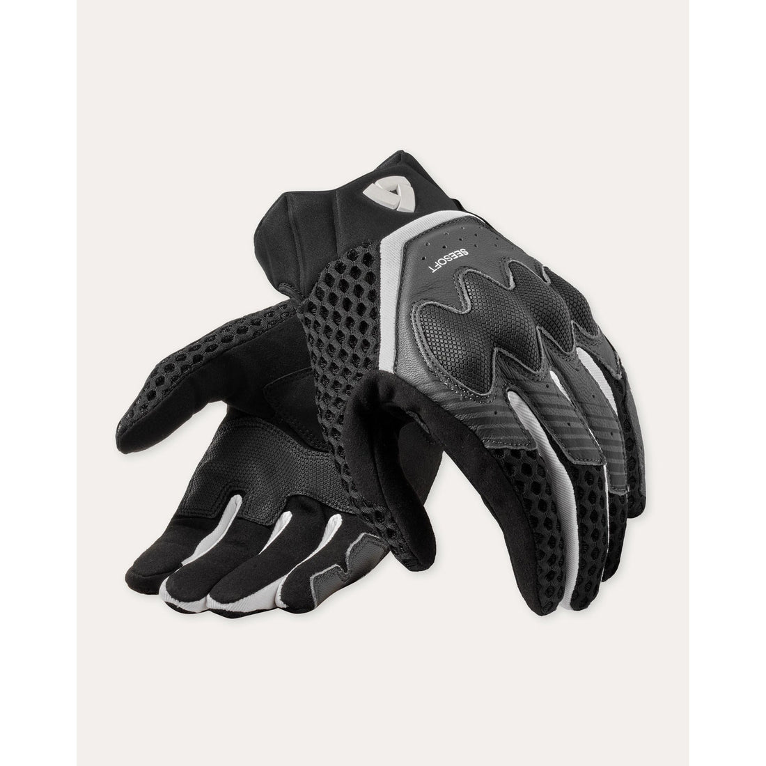 REV'IT! Gloves Veloz Black-White
