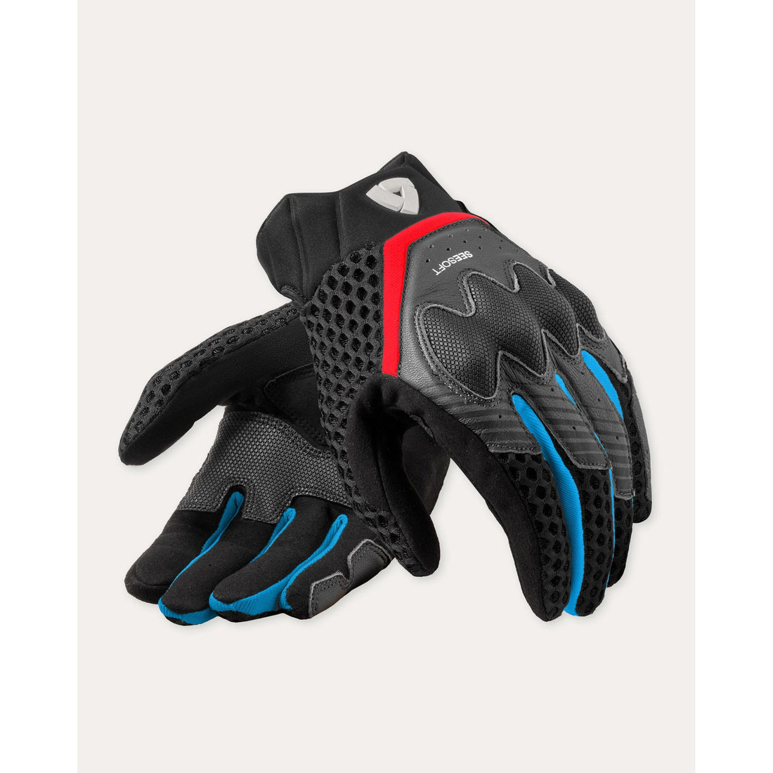 REV'IT! Gloves Veloz Red-Blue
