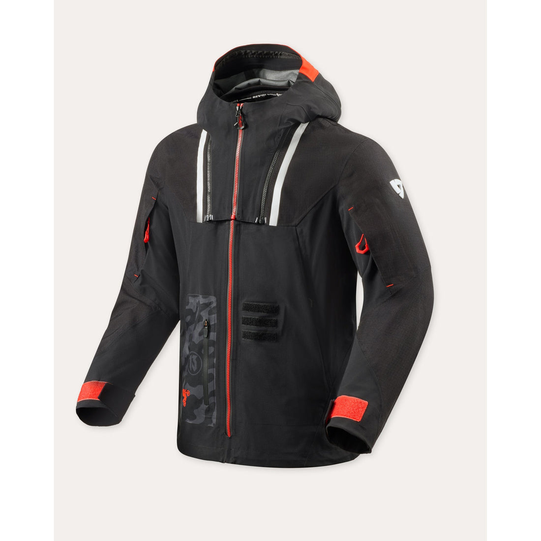 REV'IT! Jacket Vision H2O Black-Red