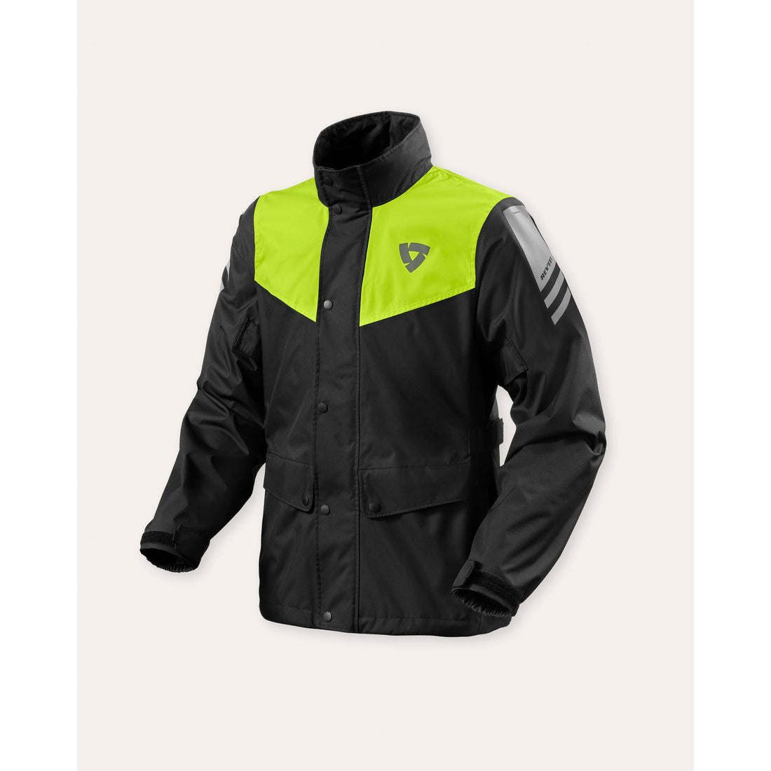 REV'IT! Rain Jacket Nitric 4 H2O Black-Neon Yellow