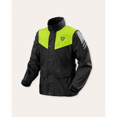 REV'IT! Rain Jacket Nitric 4 H2O Black-Neon Yellow