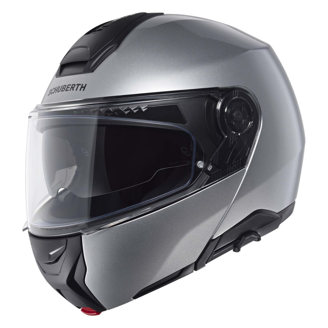 Schuberth Concept Modular Motorcycle Helmet Gloss Silver