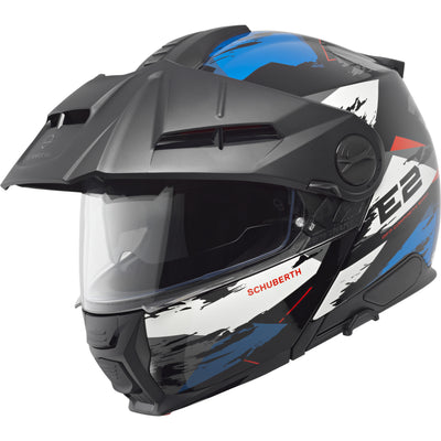 Schuberth E2 Trail Modular Adventure Motorcycle Helmet Trail Blue
