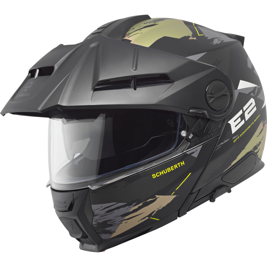 Schuberth E2 Trail Modular Adventure Motorcycle Helmet Trail Green