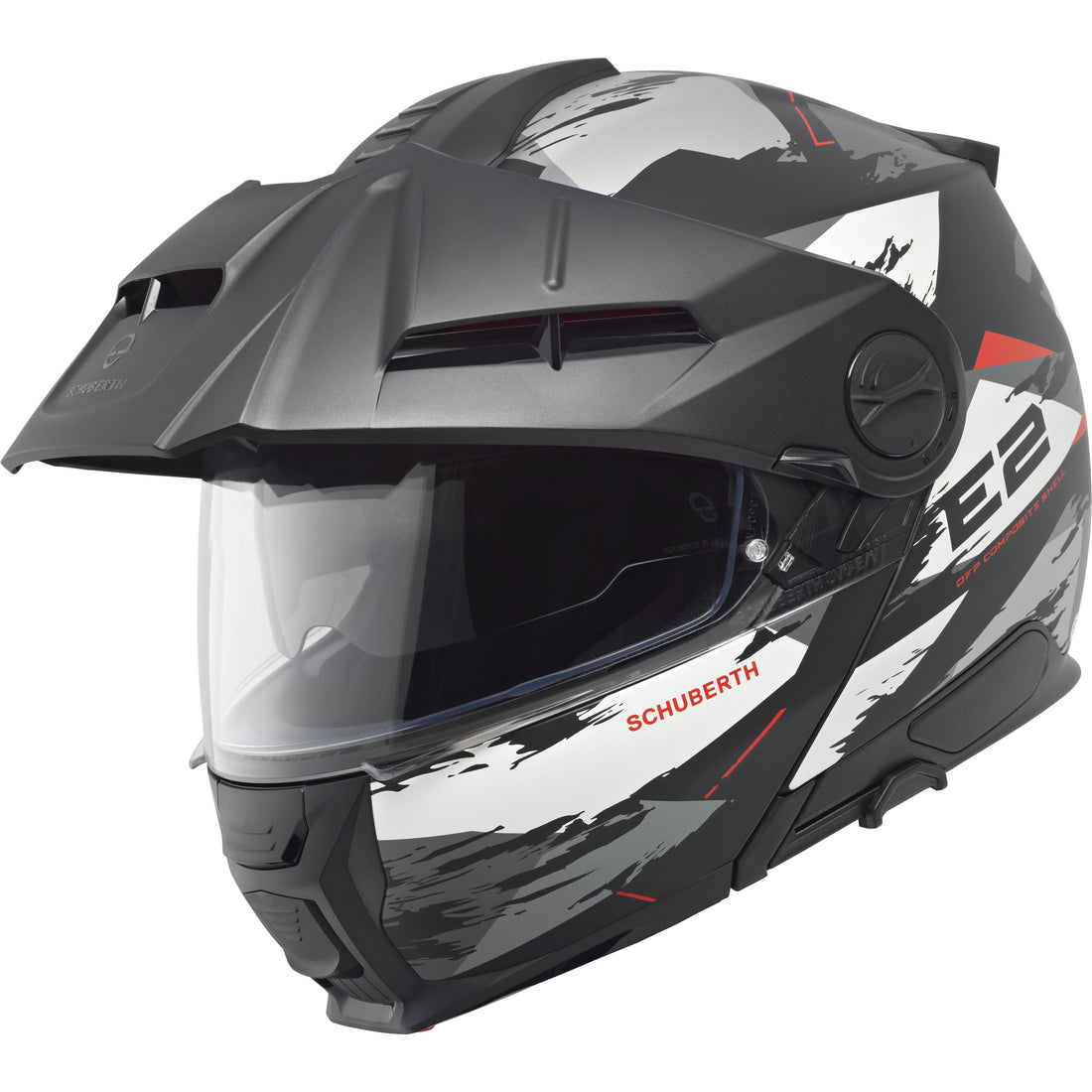 Schuberth E2 Trail Modular Adventure Motorcycle Helmet Trail Grey